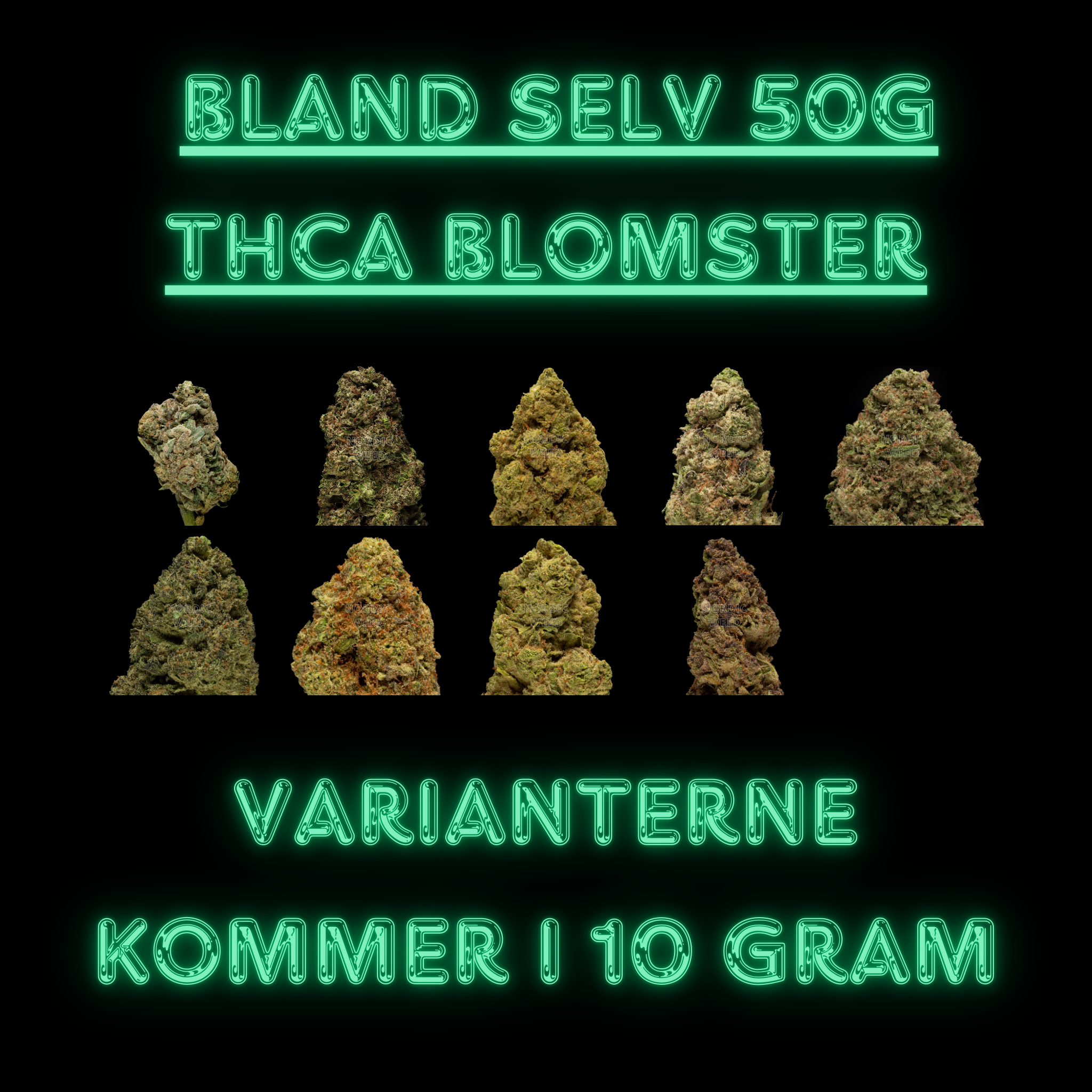 Bland selv THCA Topskud 50g