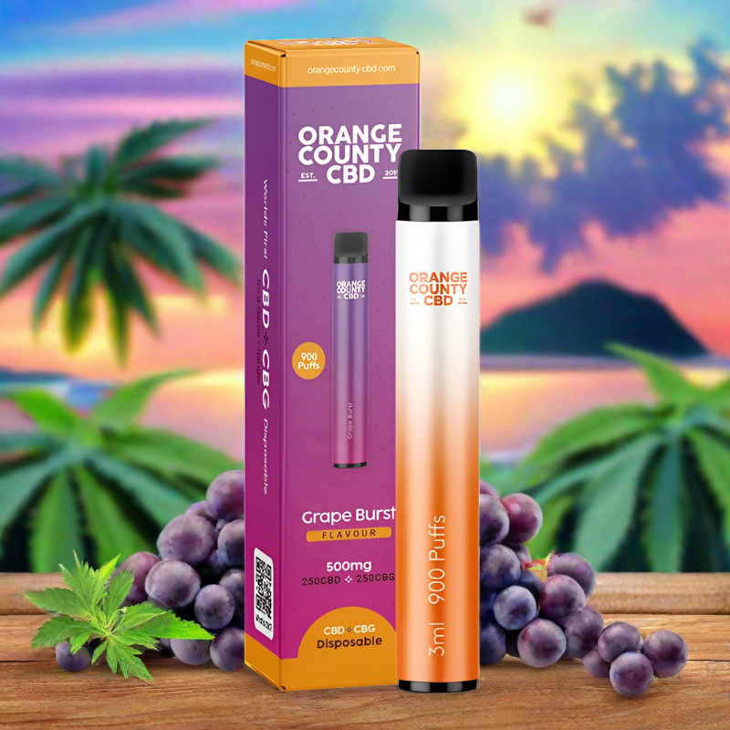 CBD Vape Pen Grape Burst 3ML - NordicWeed