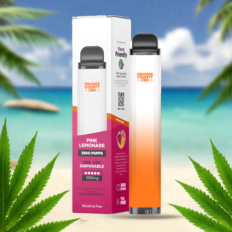 CBD Vape Pen Pink Lemonade 10ML - NordicWeed
