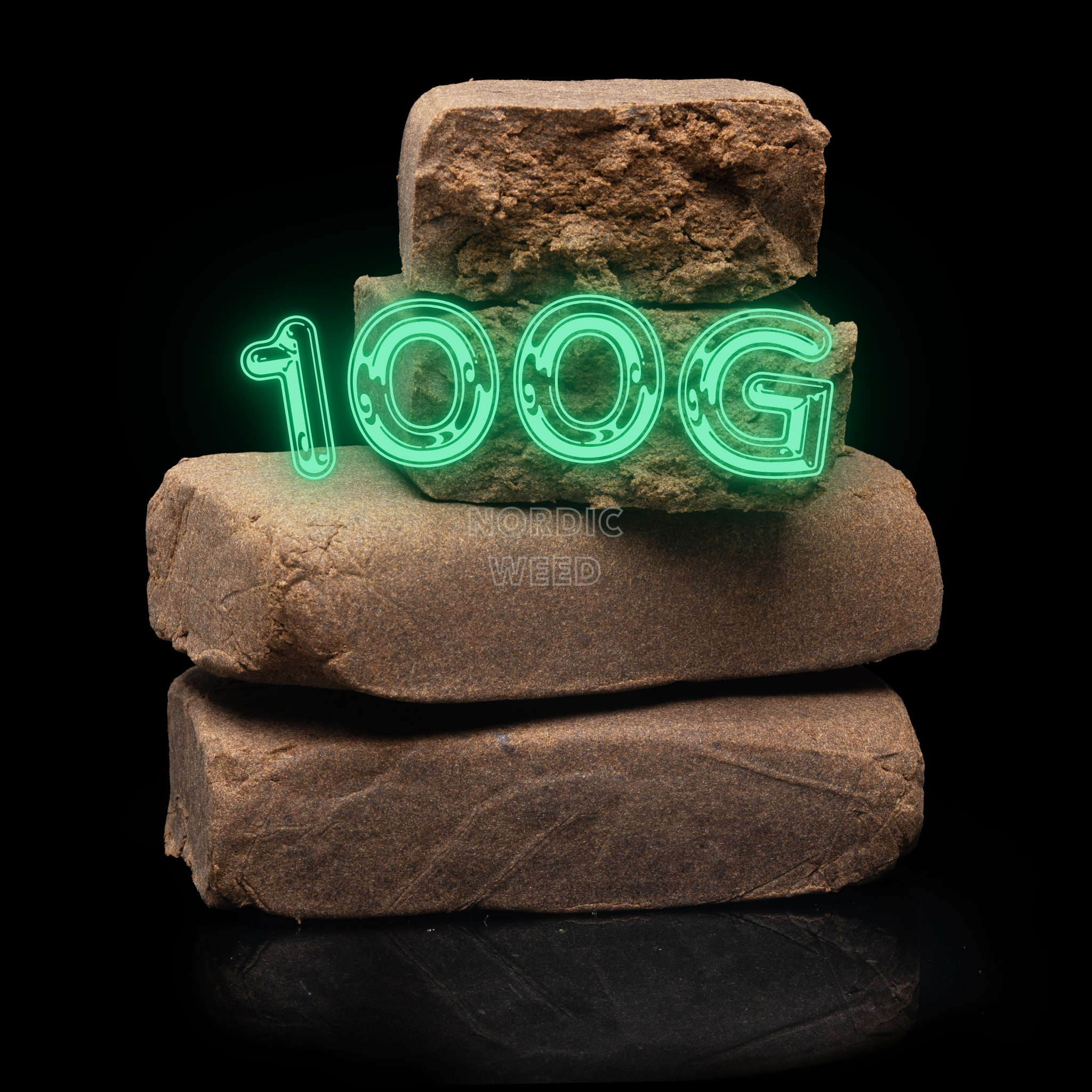 THCA Mørk Kashmir 100G