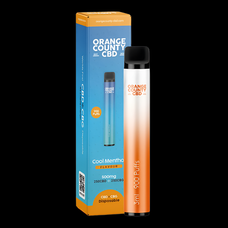 Orange County CBD Vape Pen Cool Menthol 3ML - NordicWeedcannabis, lovlig hash, lovlig skunk, køb hash online