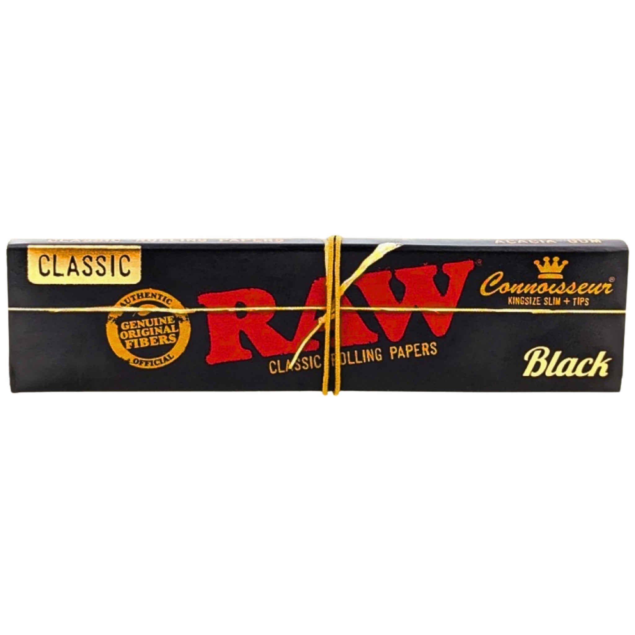 Raw Classic Black Connoisseur - King Size Slim 2 i 1 Kit