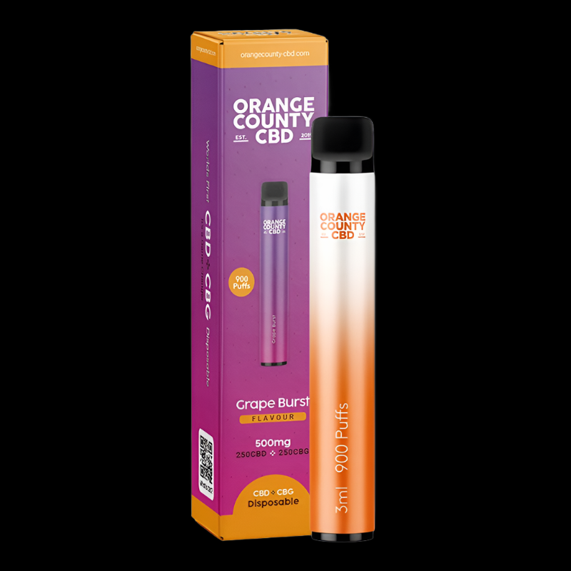 Orange County CBD Vape Pen Grape Burst 3ML - NordicWeedcannabis, lovlig hash, lovlig skunk, køb hash online
