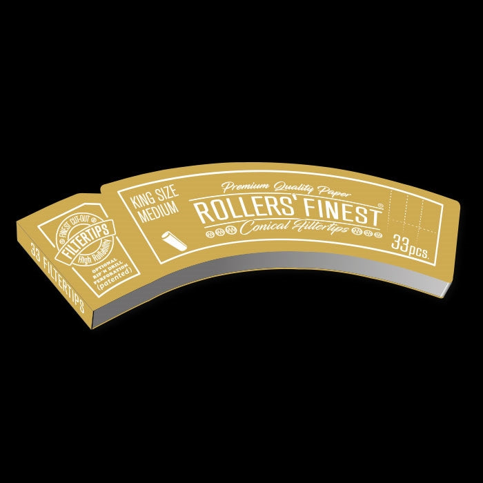 Rollers' Finest - King Size Medium Gold - NordicWeed