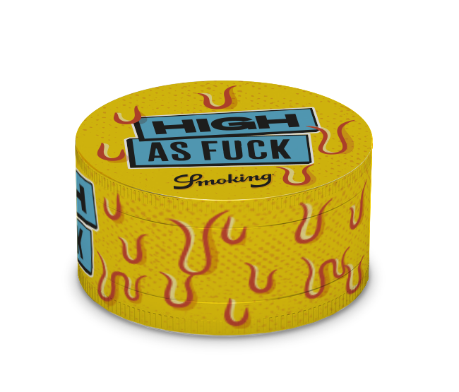 Smoking Metal Grinder - High as Fxxk